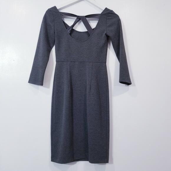 Club Monaco Gray Sheath Dress - Picture 1 of 9